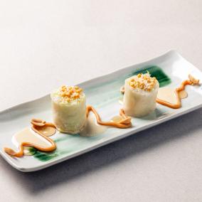 Nashi Pear & Cabbage Coleslaw Spring Roll