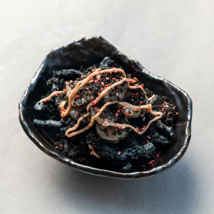 Black Sesame Shrimp Salad