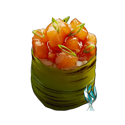 Teriyaki Salmon Tulip