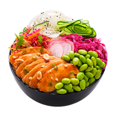 teriyaki-chicken-poke-bowl